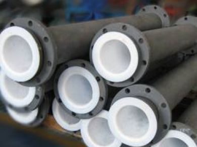 PTFE PFA lined pipes Mersen