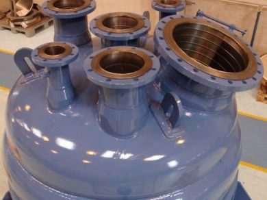 cl clad tantalum reactor mersen